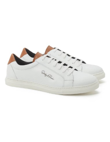 baskets en cuir cuir LETERO-BLANCO-CUERO