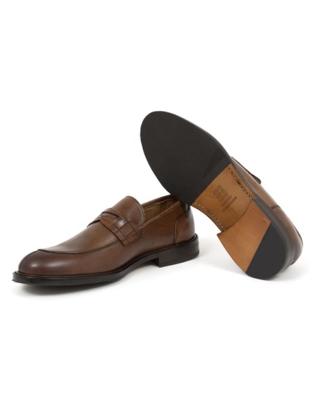 Light Brown leather moccasin