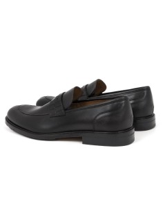 Mocassin de peau le noir DEGANO-NEGRO 2