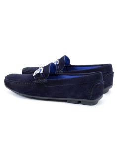 Mocassin suède bleu SEKIO-NAVY 2