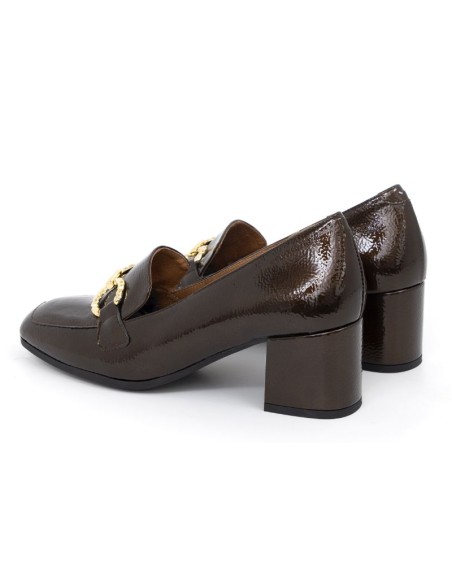 chaussures habillées femme de peau bronze W-CHELIN-BRONCE