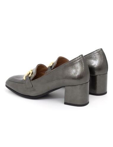 Grey leather Dressing Shoes