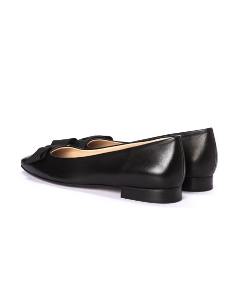 chaussures habillées femme de peau le noir W-MELINA-BLACK