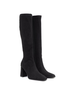 Black suede Women's high boots