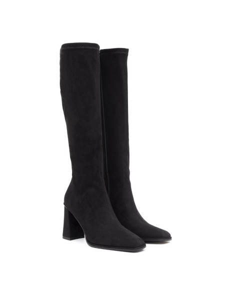 bottes femme suède le noir W-SALTA-BLACK