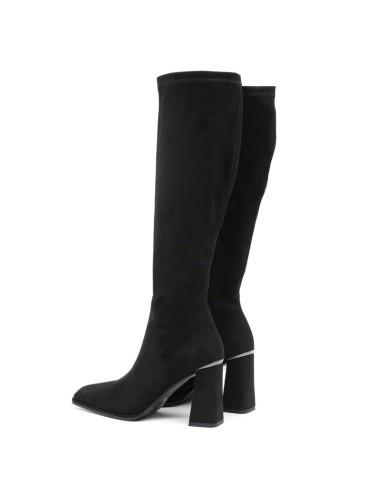 Black suede Women's high boots