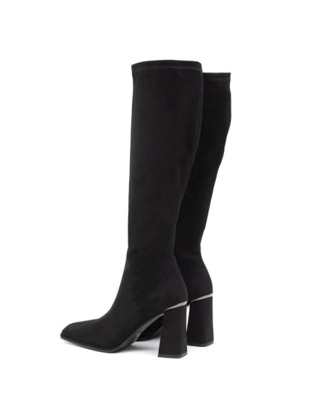 bottes femme suède le noir W-SALTA-BLACK