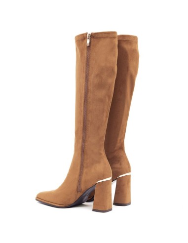 bottes femme suède cuir W-SALTA-CAMEL