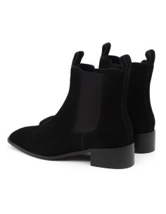 bottines femme suède le noir W-SELSI-BLACK 2