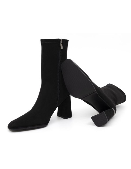 Black suede Women's high boots
