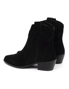 bottines femme suède le noir W-SIERIL-BLACK 2