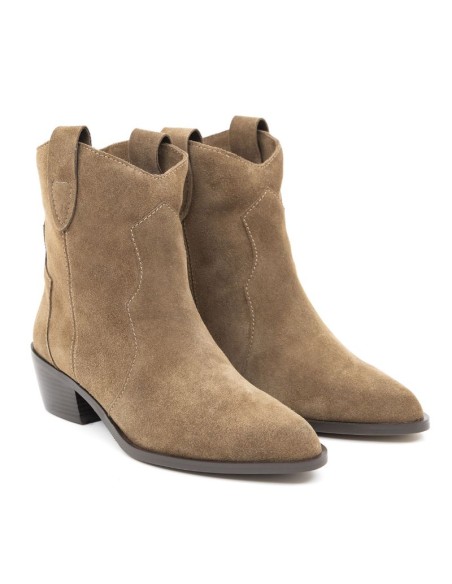 Light Brown suede women's boots