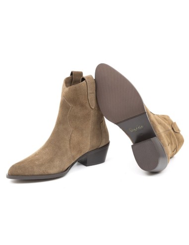 bottines femme suède cuir W-SIERIL-CUERO