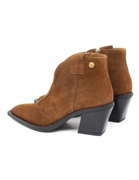 bottines femme suède cuir W-SORIO-CUERO