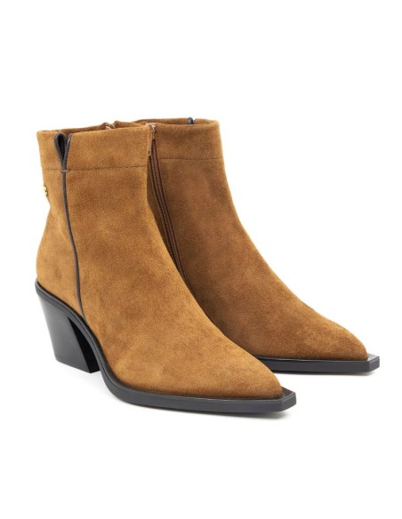 Light Brown suede women's boots