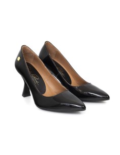 Zapato de Vestir de piel liso color negro