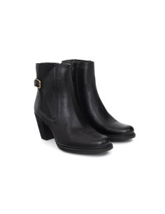 bottines femme de peau le noir W-COVA-BLACK