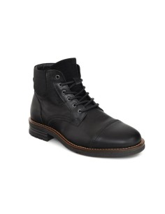 Black leather boot