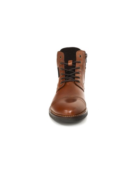 Bottine de peau cuir PRINI-BROWN