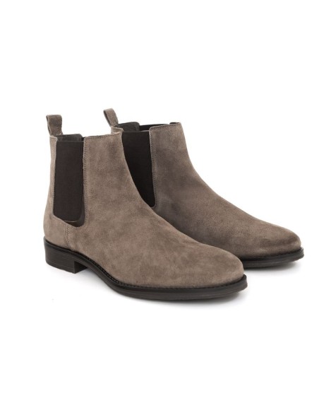 bottines chelsea suède beige SEPUME-TAUPE