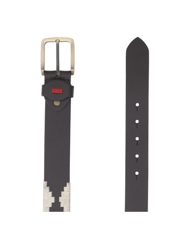 Ceinture de peau marron B-ARGIL-HIELO