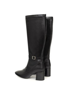 bottes femme de peau le noir W-NADOZA-BLACK 2