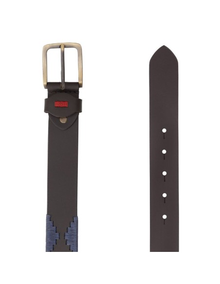 Ceinture de peau marron B-ARGANDA-MARRON