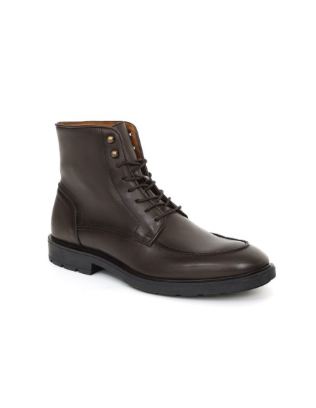 Bottine de peau marron BENSARA-BROWN