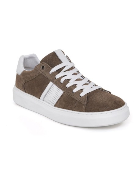 White suede sneakers