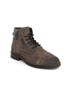 Bottine de peau beige SIDAZ-TAUPE