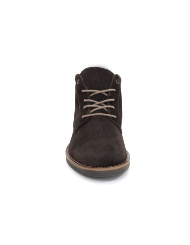 Brown suede boot