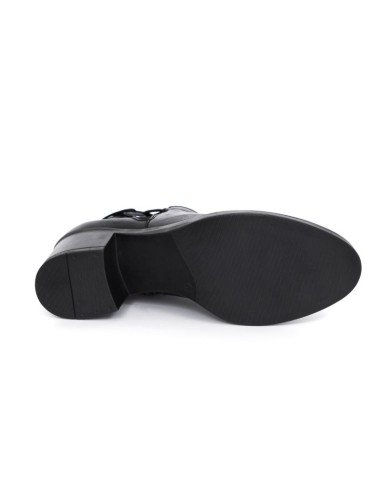 bottines femme de peau le noir W-CRIMINU-BLACK