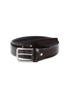 Brown leather belt