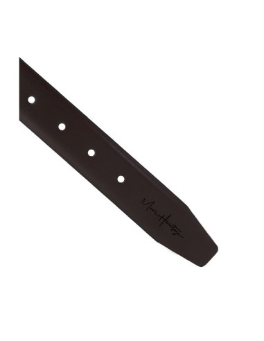Brown leather belt