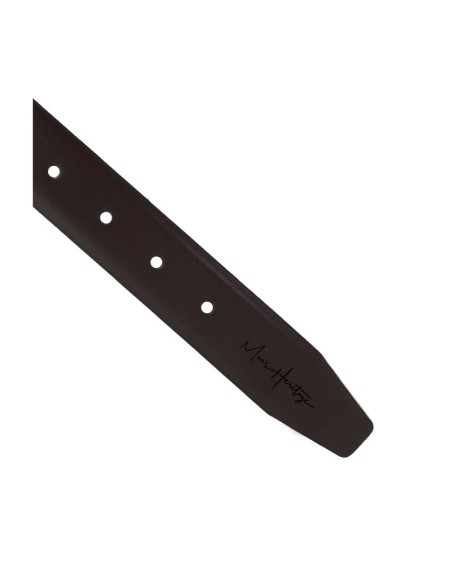Brown leather belt