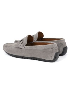 Mocassin suède gris ITAMA-GREY 2