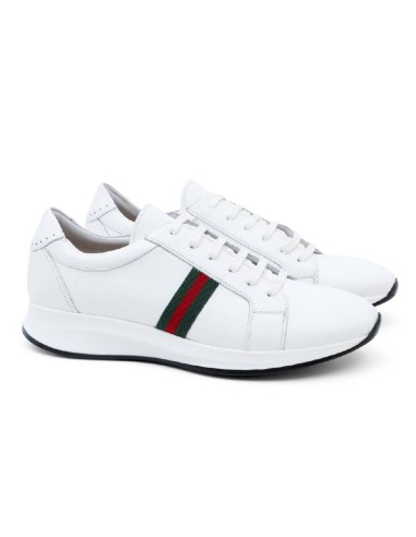 white leather sneakers NUBYMAN-BLANCO