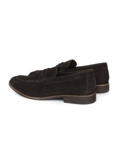 Brown suede moccasin 2