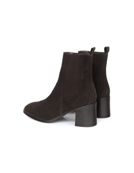 bottines femme de peau marron W-SANDORA-BROWN