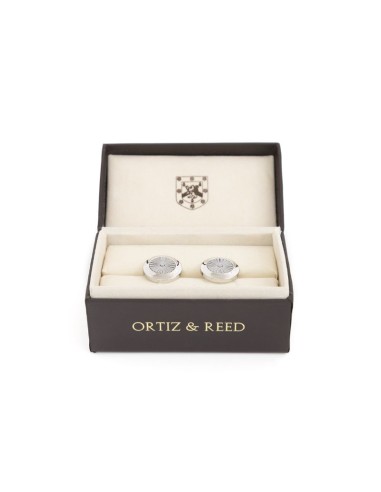 Black semi-precious stone cufflinks