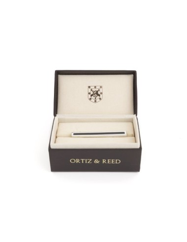 Silver Brass tie clip