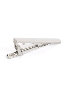 Silver Brass tie clip 2