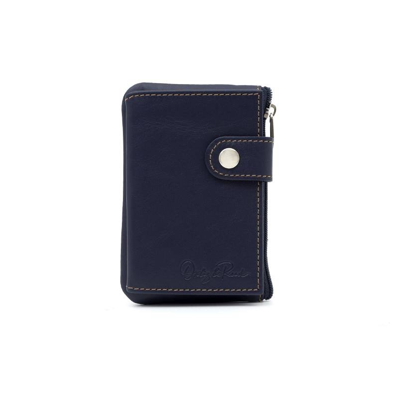 blue leather wallet AC-LYON-601-AZUL