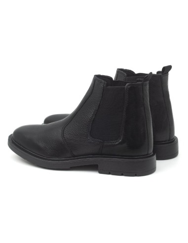 bottines chelsea de peau le noir NESEA-BLACK