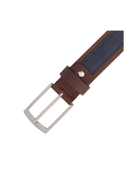 Ceinture nubuck bleu B-NIBU-NAVY