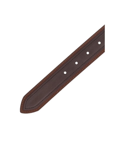 Ceinture nubuck cuir B-NIBU-TAUPE