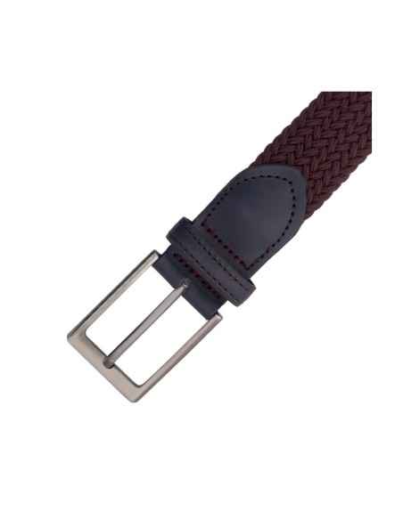 Burgundy elastic belt