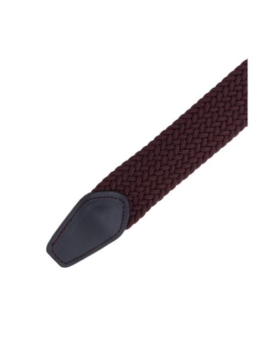 Burgundy elastic belt