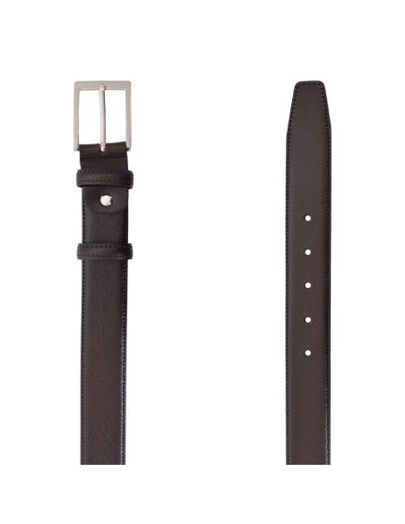 Ceinture de peau marron B-VAKDOS-BROWN