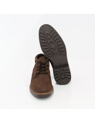 Brown suede boot